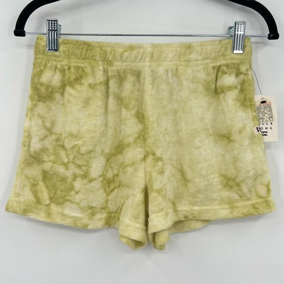 🆕 NWT Billabong Girl’s High Tides Short Tie Dye Terry Cloth Pockets Kids Large - Picture 1 of 11